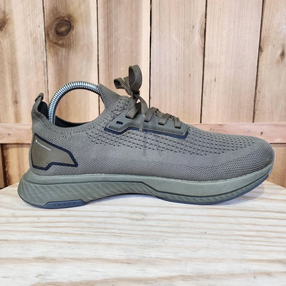 Flux Adapt Waterproof Shoes Mens 8.5 Green Mesh Running Athletic Sneakers